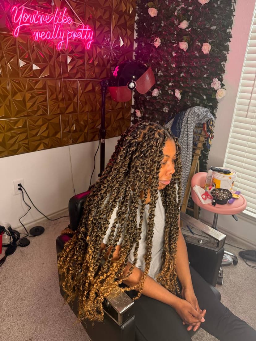 Boho Knotless Braids
