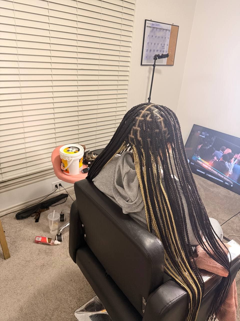 French curl braids by Braids by Praise in Austin, TX