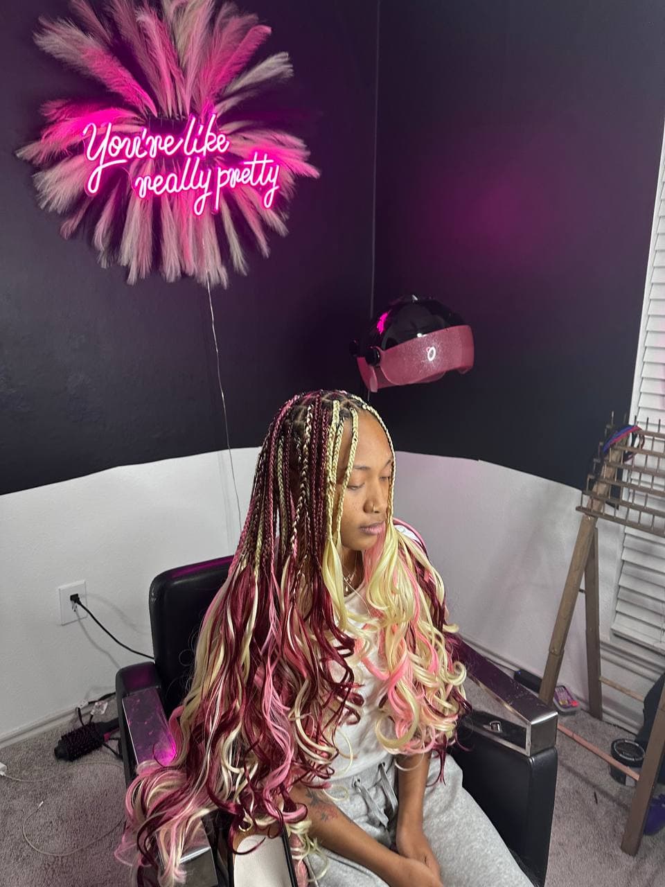 Knotless braids by Braids by Praise in Austin, TX