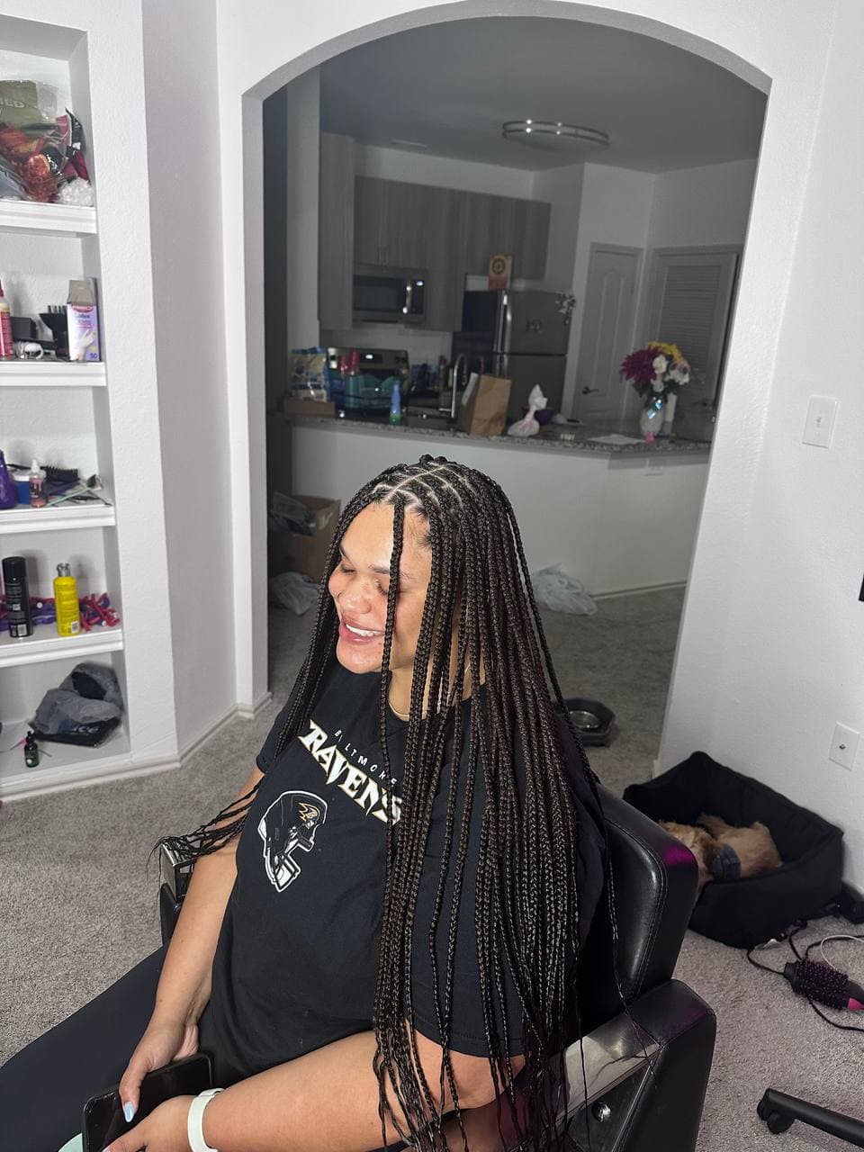 Knotless braids by Braids by Praise in Austin, TX