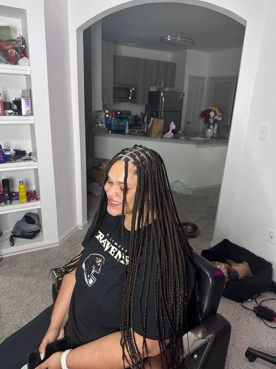 Knotless braids by Braids by Praise in Austin, TX