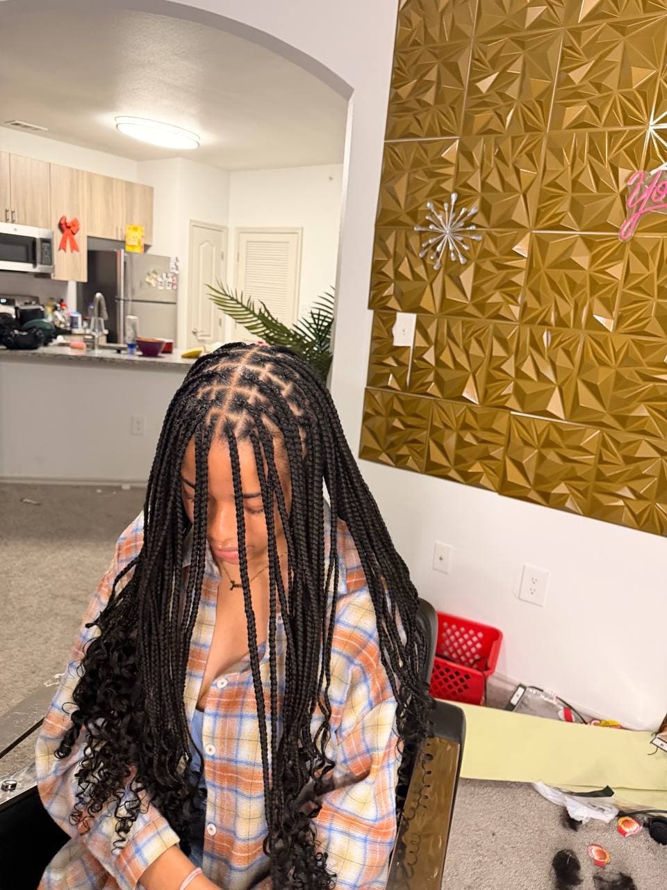 Knotless braids by Braids by Praise in Austin, TX